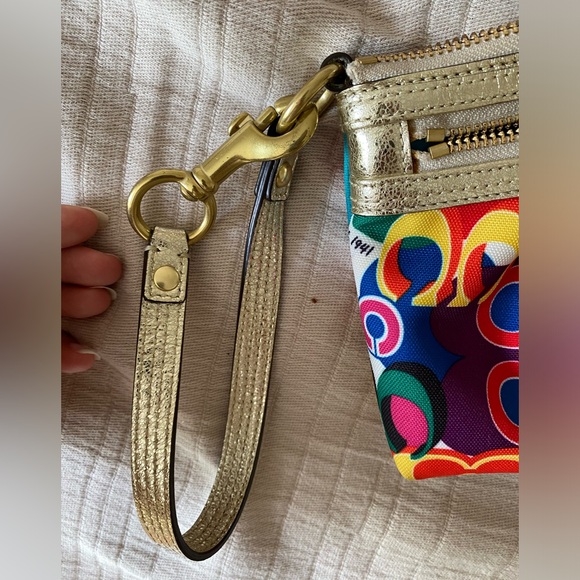 Coach Poppy Glam Wristlet bag - Picture 9 of 9